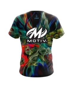 Alternative view of Motiv Color Swirl CoolWick Bowling Jersey