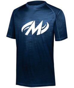 Motiv Men's Avalanche Navy Coolwick Bowling Dri-Fit T-Shirt