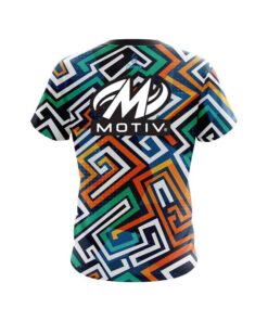 Alternative view of Motiv Crazy Maze CoolWick Bowling Jersey