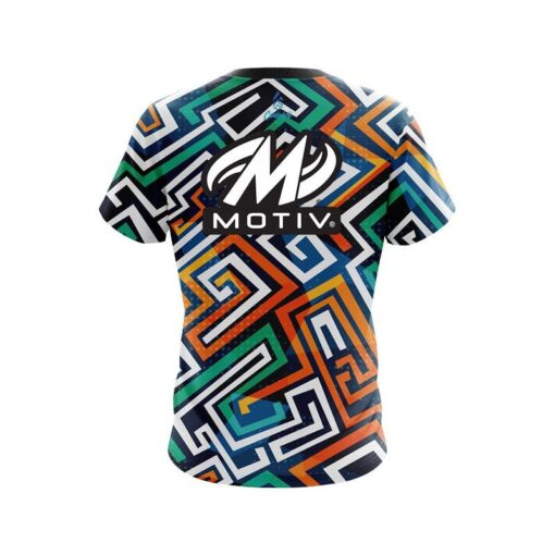 Motiv Crazy Maze CoolWick Bowling Jersey - Image 2