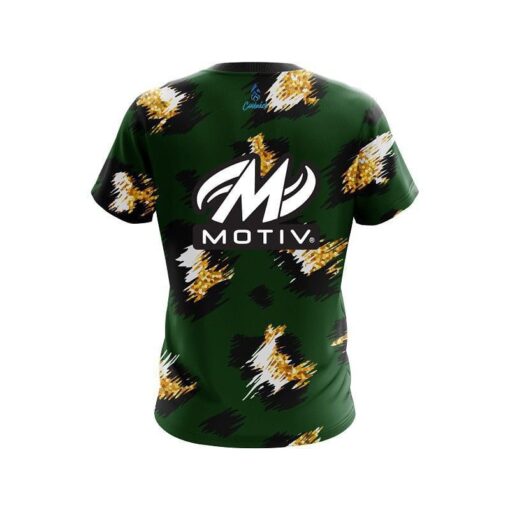 Motiv Leopard Print CoolWick Bowling Jersey - Image 2