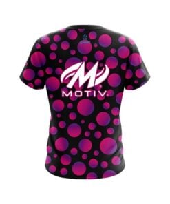 Alternative view of Motiv Neon Bubbles CoolWick Bowling Jersey
