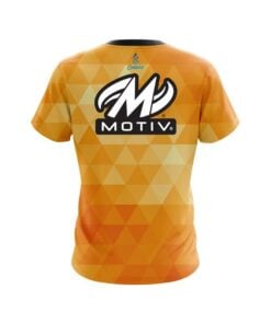 Alternative view of Motiv Orange Triangle CoolWick Bowling Jersey
