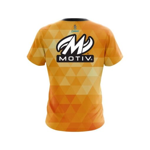 Motiv Orange Triangle CoolWick Bowling Jersey - Image 2