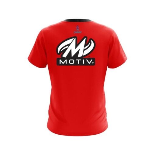 Motiv Red CoolWick Bowling Jersey - Image 2