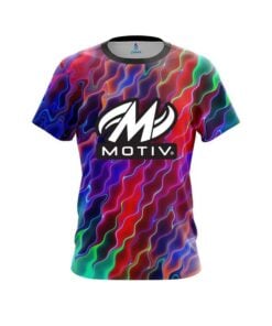 Motiv Psychedelic Electric Wave CoolWick Bowling Jersey
