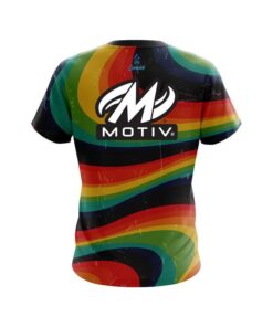 Alternative view of Motiv Retro Grunge CoolWick Bowling Jersey