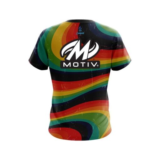 Motiv Retro Grunge CoolWick Bowling Jersey - Image 2