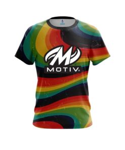 Motiv Retro Grunge CoolWick Bowling Jersey