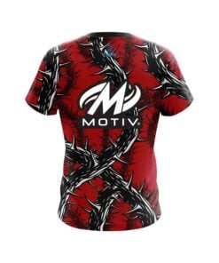 Alternative view of Motiv Rock And Roll Red Thorns CoolWick Bowling Jersey