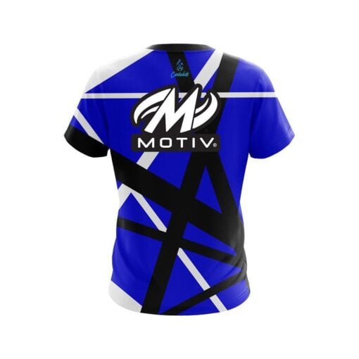 Motiv Rocker Blue CoolWick Bowling Jersey - Image 2