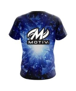 Alternative view of Motiv Shattered Glass CoolWick Bowling Jersey