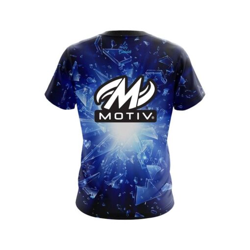 Motiv Shattered Glass CoolWick Bowling Jersey - Image 2