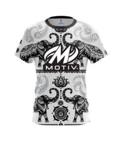 Motiv Tribal Elephants CoolWick Bowling Jersey