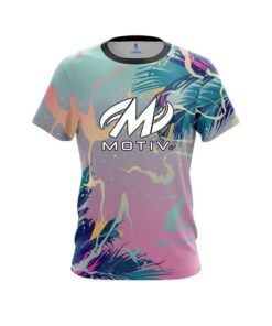 Motiv Tropical Ink Splash  CoolWick Bowling Jersey