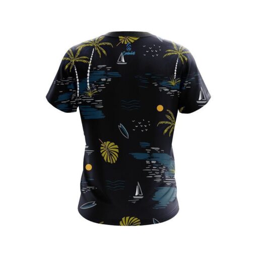 Plain Paradise Island  CoolWick Bowling Jersey - Image 2