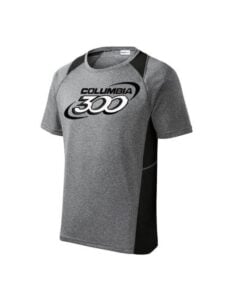 Columbia 300 Men's Bully Bowling Crew Performance Shirt Heather Black