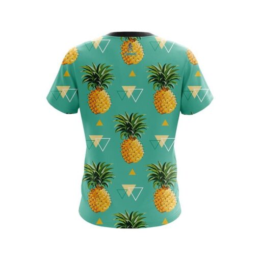 Plain Tropical Pineapple CoolWick Bowling Jersey - Image 2