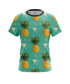 Plain Tropical Pineapple CoolWick Bowling Jersey