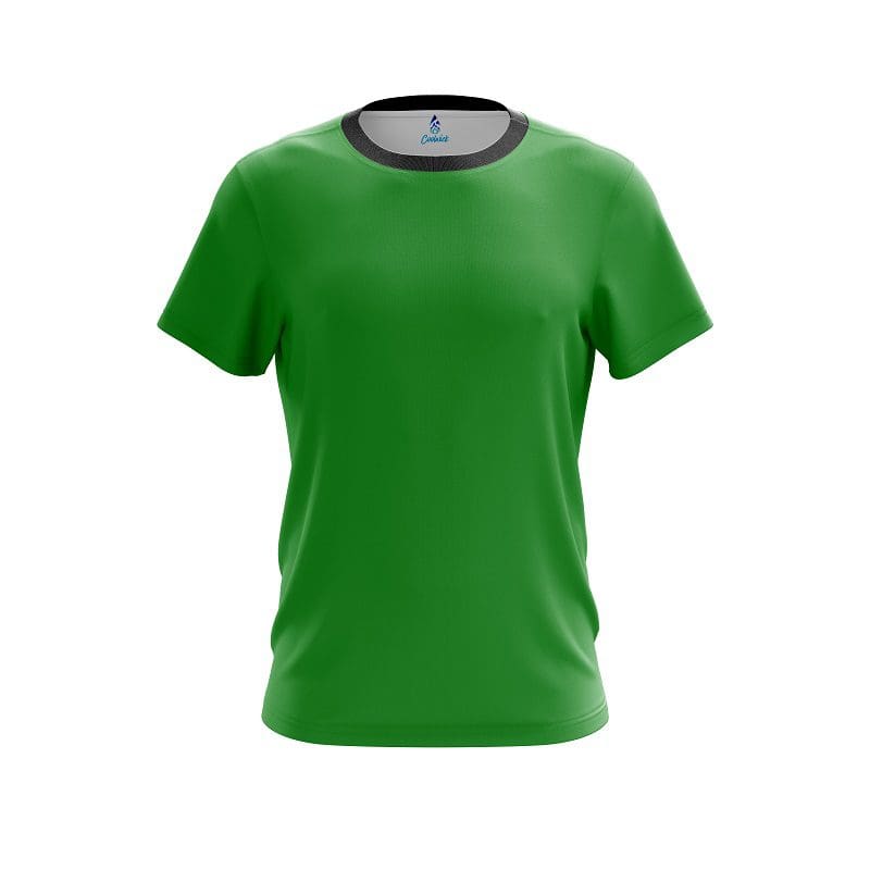 Plain Green CoolWick Bowling Jersey