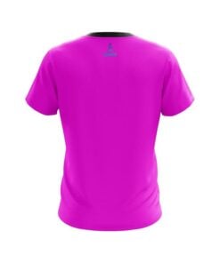 Alternative view of Plain Pink CoolWick Bowling Jersey