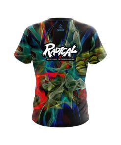 Alternative view of Radical Color Swirl CoolWick Bowling Jersey