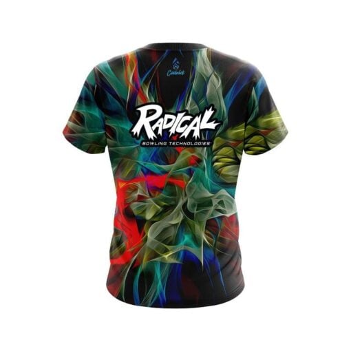 Radical Color Swirl CoolWick Bowling Jersey - Image 2