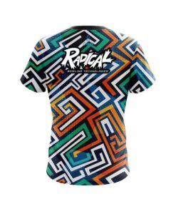 Alternative view of Radical Crazy Maze CoolWick Bowling Jersey