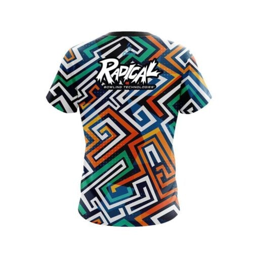 Radical Crazy Maze CoolWick Bowling Jersey - Image 2