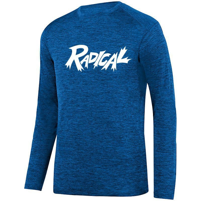 Radical Men's Slant Blue Coolwick Bowling Long Sleeve