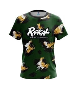 Radical Leopard Print CoolWick Bowling Jersey