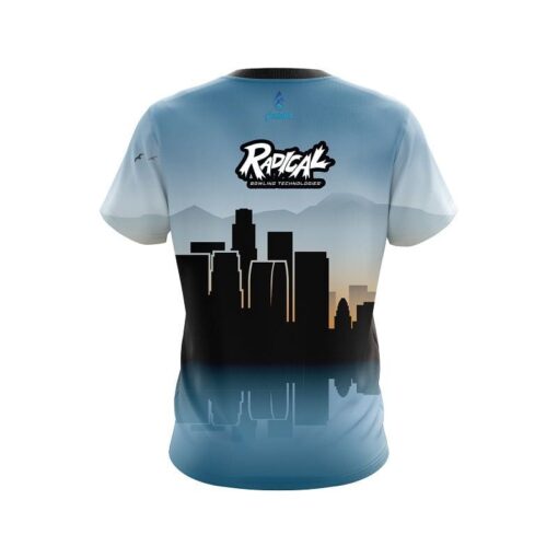 Radical Los Angeles Skyline CoolWick Bowling Jersey - Image 2