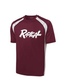 Radical Yeti Maroon Coolwick Bowling Dri-Fit