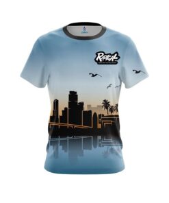 Radical Miami Skyline CoolWick Bowling Jersey