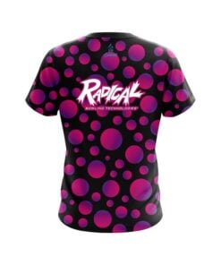 Alternative view of Radical Neon Bubbles CoolWick Bowling Jersey