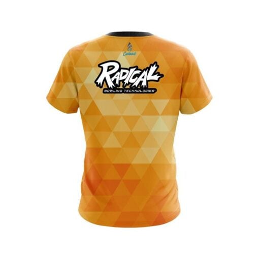 Radical Orange Triangle CoolWick Bowling Jersey - Image 2