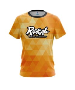 Radical Orange Triangle CoolWick Bowling Jersey
