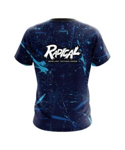 Alternative view of Radical Paint Grunge CoolWick Bowling Jersey