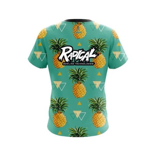 Radical Tropical Pineapple CoolWick Bowling Jersey - Image 2