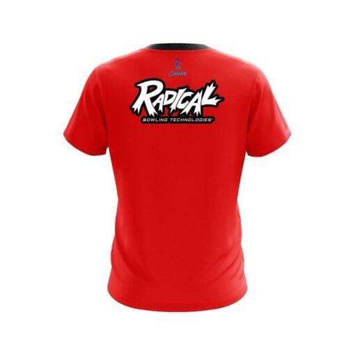 Radical Red CoolWick Bowling Jersey - Image 2