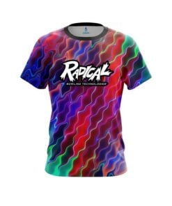 Radical Psychedelic Electric Wave CoolWick Bowling Jersey