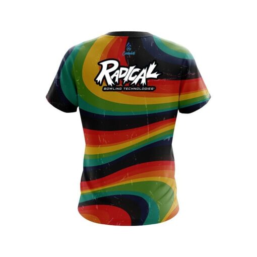 Radical Retro Grunge CoolWick Bowling Jersey - Image 2