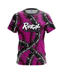 Radical Rock And Roll Pink Thorns CoolWick Bowling Jersey