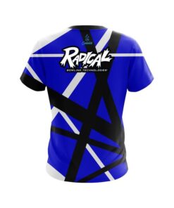 Alternative view of Radical Rocker Blue CoolWick Bowling Jersey