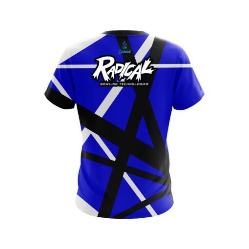 Radical Rocker Blue CoolWick Bowling Jersey - Image 2