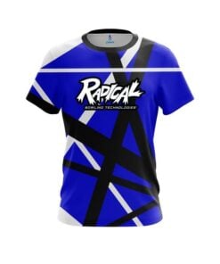 Radical Rocker Blue CoolWick Bowling Jersey