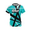 Radical Rocker Teal CoolWick Bowling Jersey