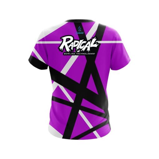 Radical Rocker Purple CoolWick Bowling Jersey - Image 2