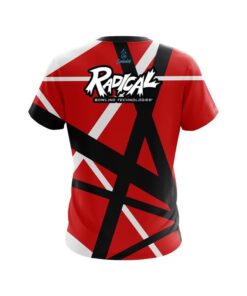 Alternative view of Radical Rocker Red CoolWick Bowling Jersey