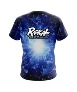 Alternative view of Radical Shattered Glass CoolWick Bowling Jersey